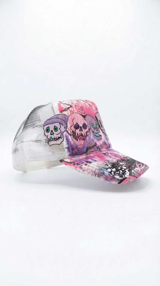 Skull Cap - Painted