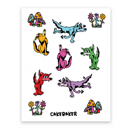 Woofy Colors - Signed Canvas Print